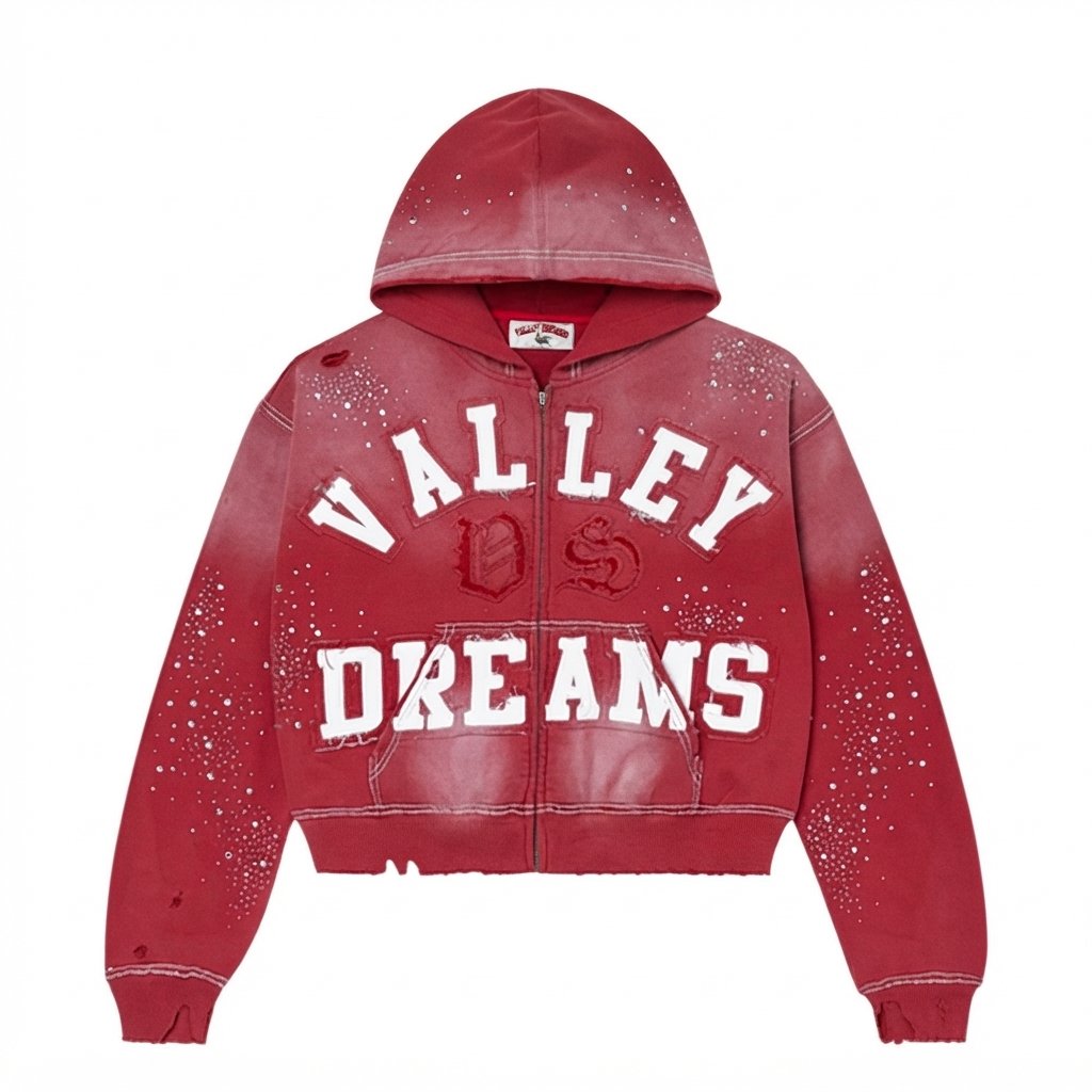 Valley Dreams Hoodie Red Valley Dreams Hoodie Red