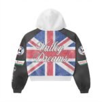 Valley Dreams Union Jack & Basketball Graphic Hoodie