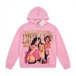 Valley Dreams Zip Up Hoodie Pink