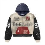 Valley Dreams Vintage Varsity Zip-Up Hoodie