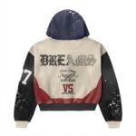 Valley Dreams Vintage Varsity Zip-Up Hoodie