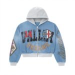 Shop Valley Dreams Blue Zip-Up Hoodie for versatile blue streetwear style, easy layering, and a classic hooded design for everyday outfits.