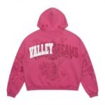 Valley Dreams Hot Pink Pullover Hoodie