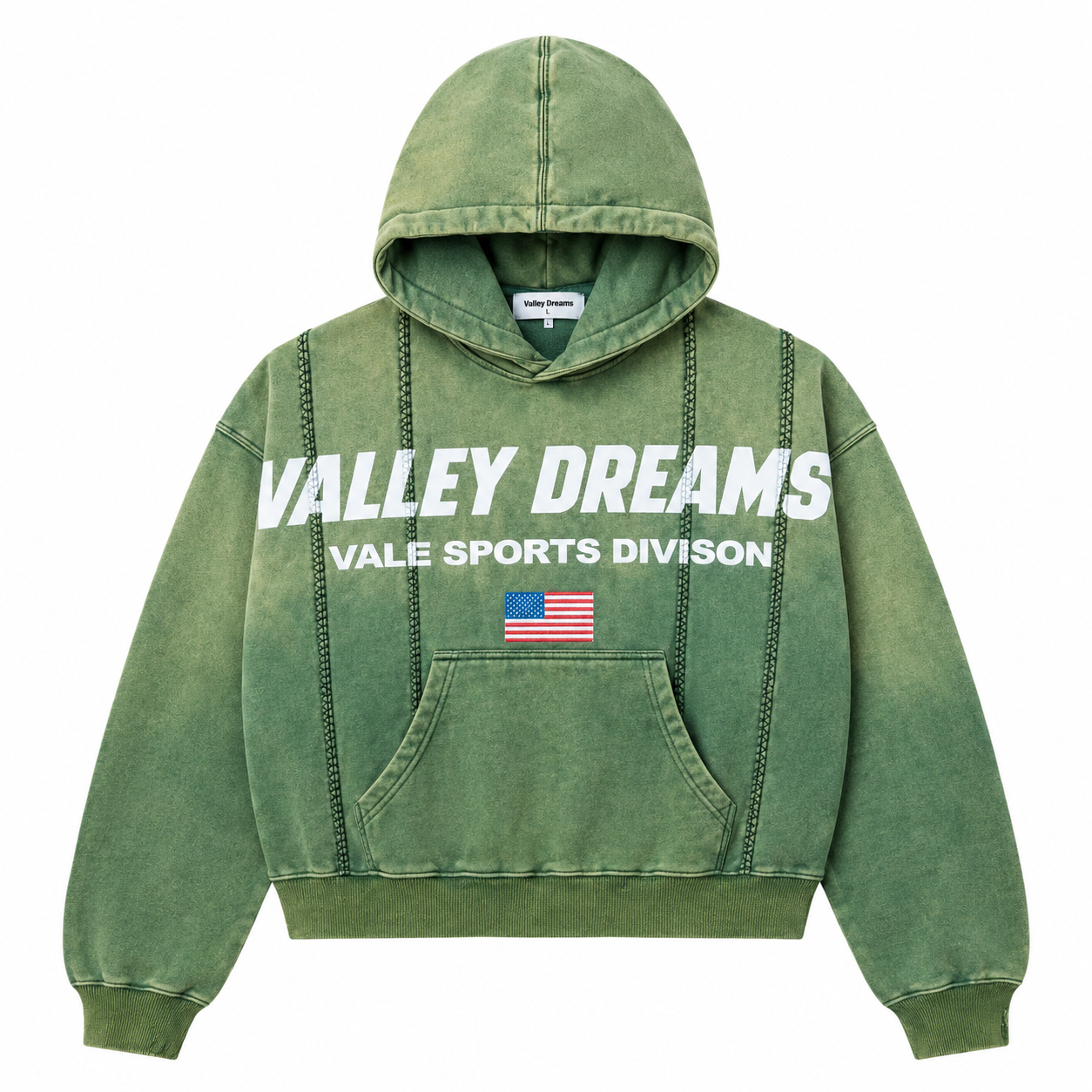 Valley Dreams Pullover Green Hoodie Valley Dreams Pullover Green Hoodie