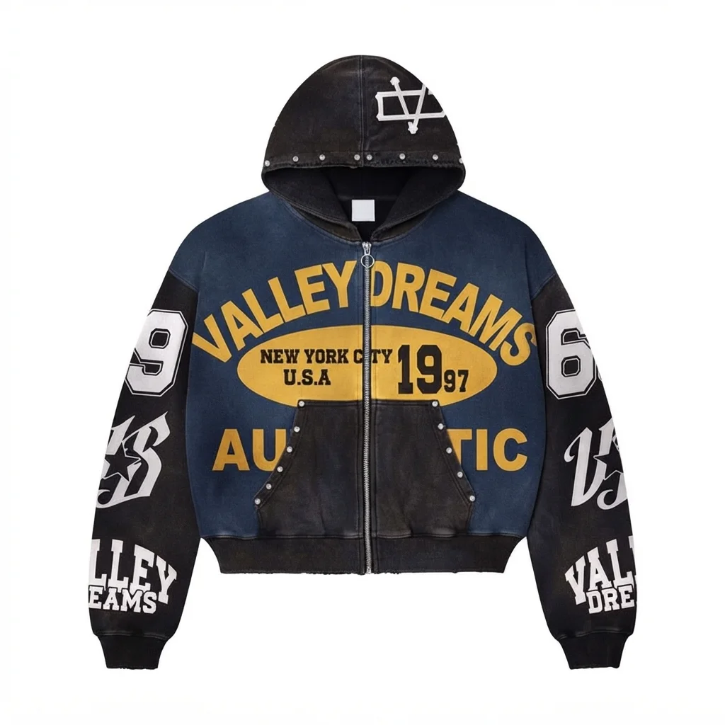 Valley Dreams 1997 Varsity Zip-Up Hoodie